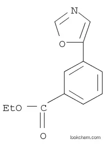 Molecular Structure of 1261268-84-1 (Ethyl 3-(5-Oxazolyl)benzoate)
